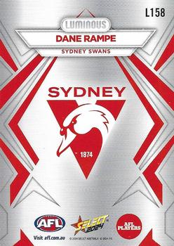2024 Select AFL Footy Stars - Luminous #L158 Dane Rampe Back